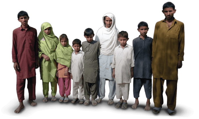 Sameem Orphan care - widow with family